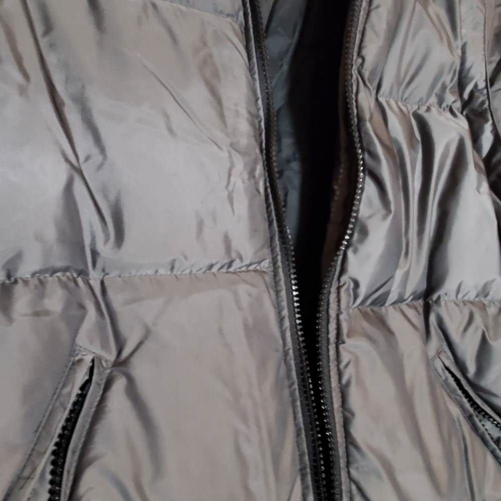 Express Winter Grey Puff Jacket - image 3